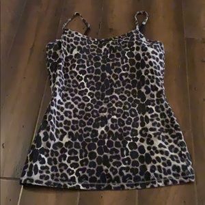 Leopard print cami